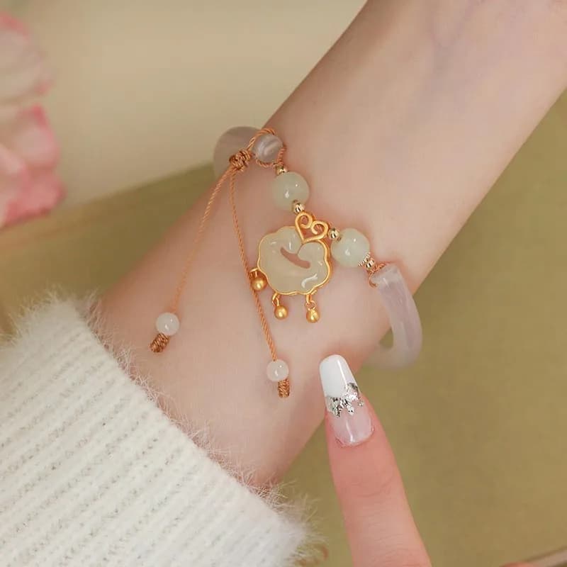 Bracelet à breloques en perles vintage pour femmes, perle décontractée de fête, bijoux de mode, cade