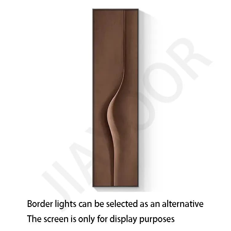 Applique Murale LED Verticale de Couloir Moderne, Longue Bande Abstraite, Peinture de Face, Décorati
