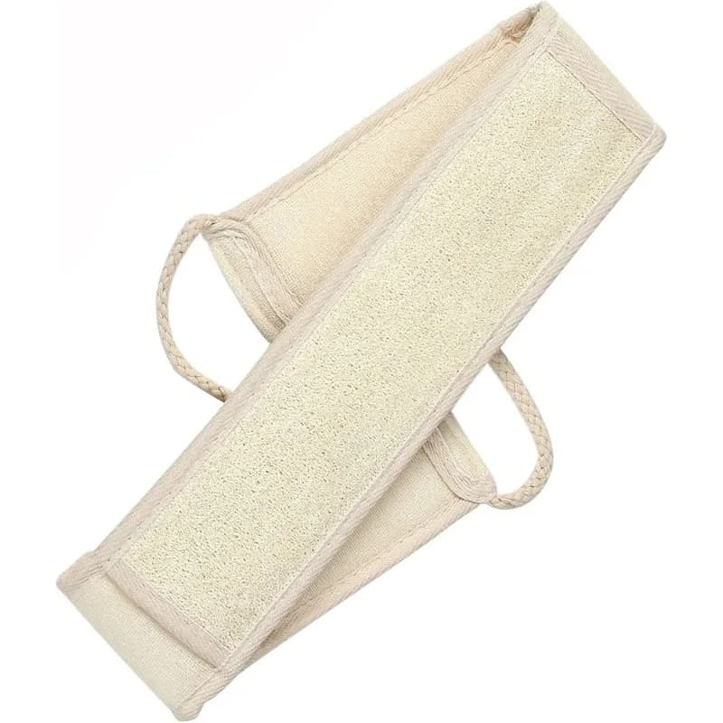 Éponge de bain en luffa naturelle, épurateur de dos, pour hommes et femmes, nettoyage en profondeur