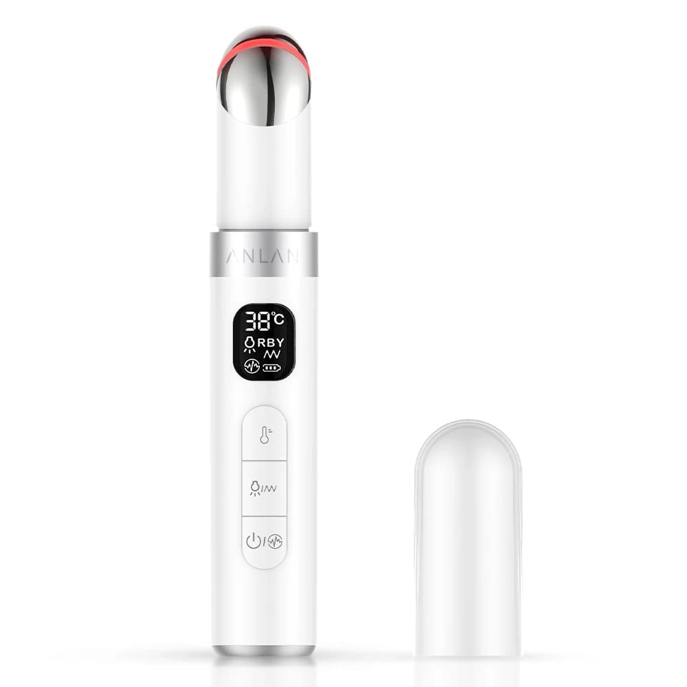 ANLAN Masseur oculaire électrique à micro-courant, lifting cutané, réduction des rides, élimination