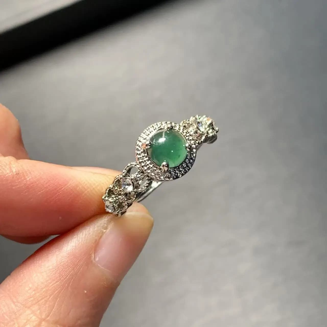 Bague en Jade naturel de birmanie, réglable, bijoux pour femmes, cadeau, vente en gros, haute qualit