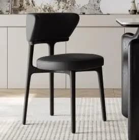 Ensemble de 2 chaises de salle à manger rembourrées, esthétiques et confortables, design, pour salon