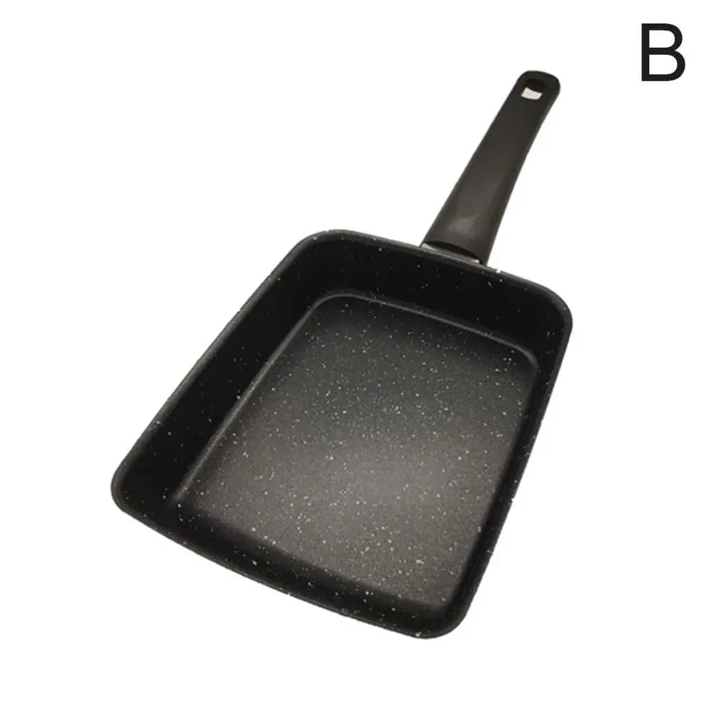Poêle à frire carrée plate astronomique, mini cuiseur à œufs, plaque de cuisson antiarina, poêle à p