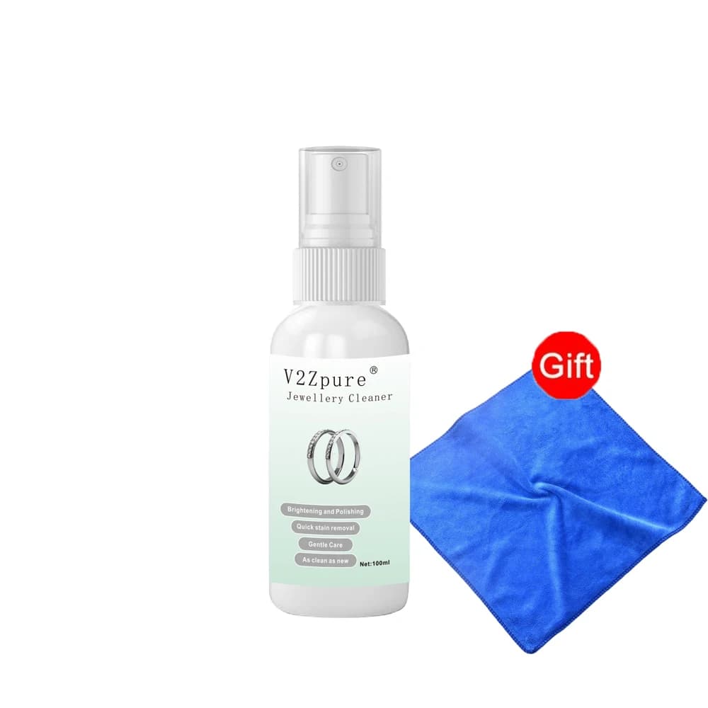 Nettoyant pour bijoux tout-en-un, spray de polissage instantané pour l'or, l'argent, les diamants, l