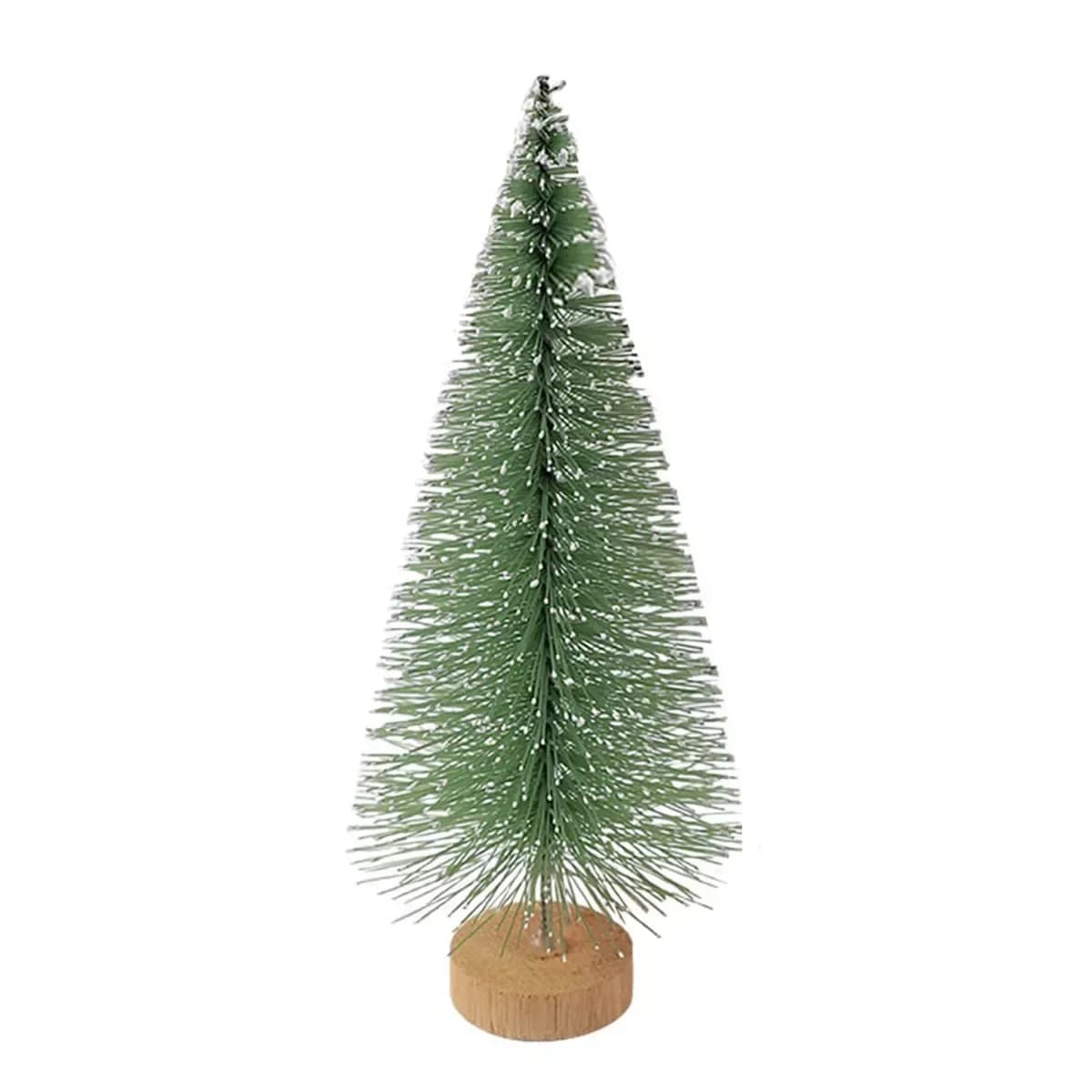 Mini ornements d'arbre de noël, décorations de table, cadeaux de noël pour la maison, aiguille de pi