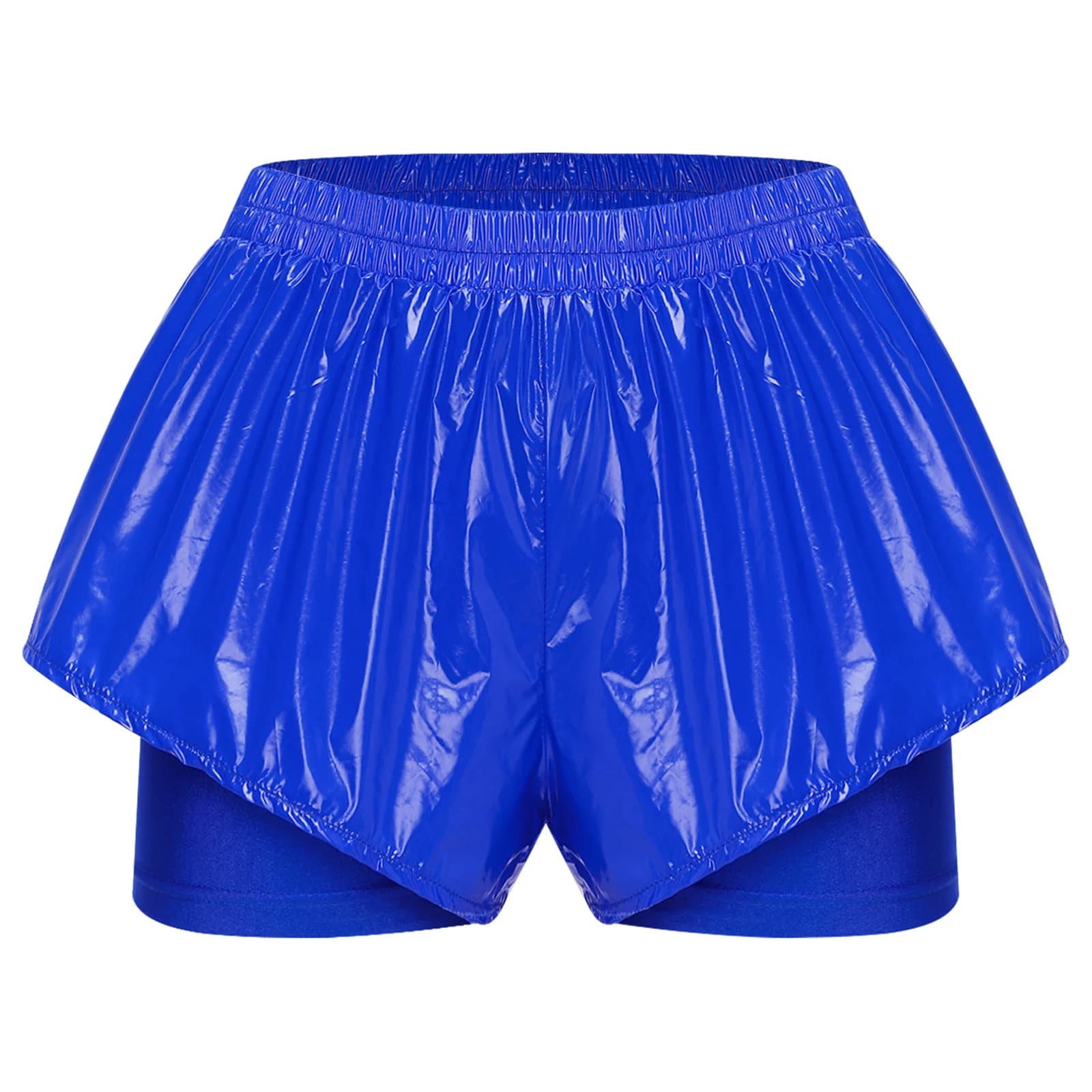 Maillot de bain pour homme 2-en-1, short de sport, caleçon de bain, cordon de serrage, doublure en m
