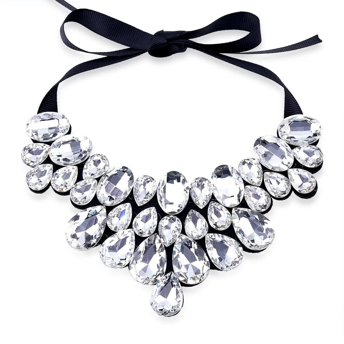 Collier ras du cou bohémien en cristal pour femmes, bijoux à la mode, pendentif épais fait à la main