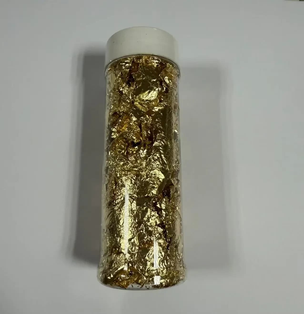 Décoration de gâteau en feuille d'or 2 g/ensemble, fragments de feuille d'or, décoration d'art d'ong