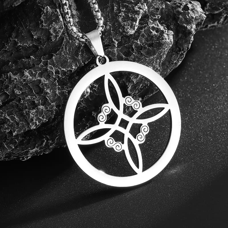 Pendentif esprit saint couleur or pour hommes et femmes, chaîne en Zircon décontractée, collier, bij
