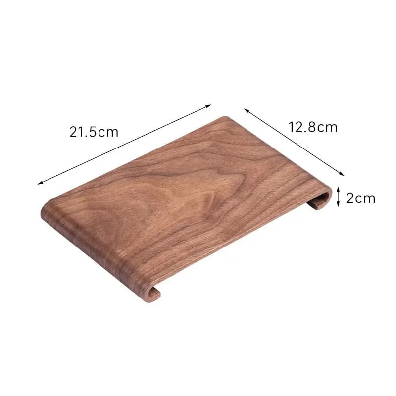 Présentoir de table rectangulaire créatif en bois, style rétro, résistant à la chaleur, plateau épai