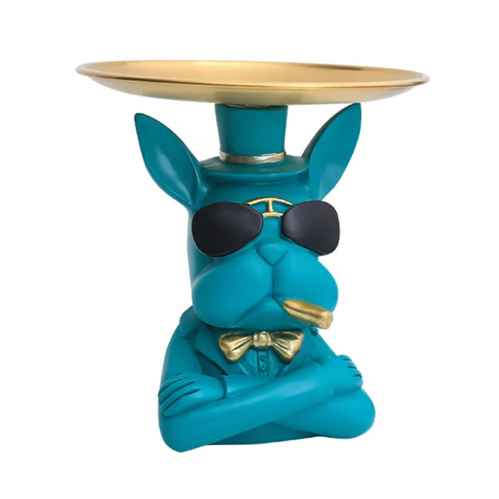 Statue d'animal bouledogue polyvalente, ornements créatifs, salon, étude, chambre à coucher, décorat