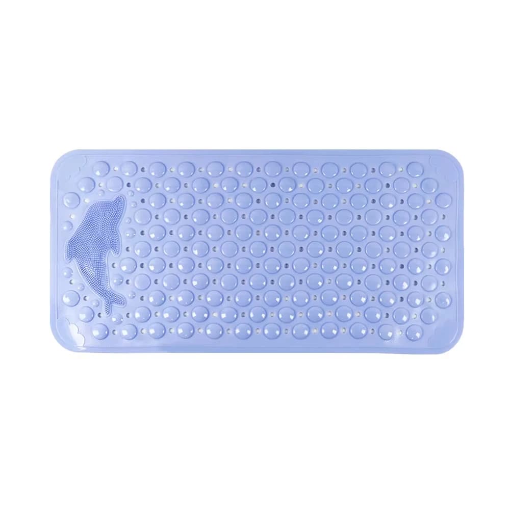 Tapis antidérapant rectangulaire en forme de dauphin, tapis de bain antidérapant en PVC 35x70cm pour