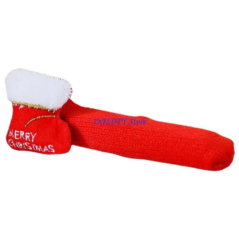 Poignée porte du père noël 367A, décoration douce rembourrée, pour les vacances, Festival sécurité,