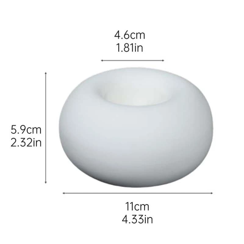 Bougeoir minimaliste en céramique, chandelier de décoration de salon, ornement sur pied, bougeoir De