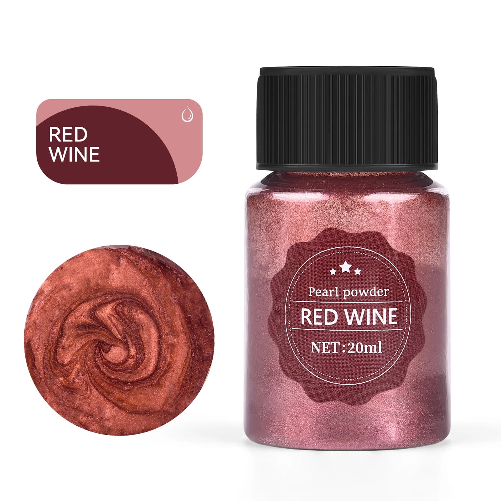 Poudre de Perle de Mica Naturelle Miroir, 24 Couleurs, 10g, Colorant, Élection, Résine Xy, Bougie, B