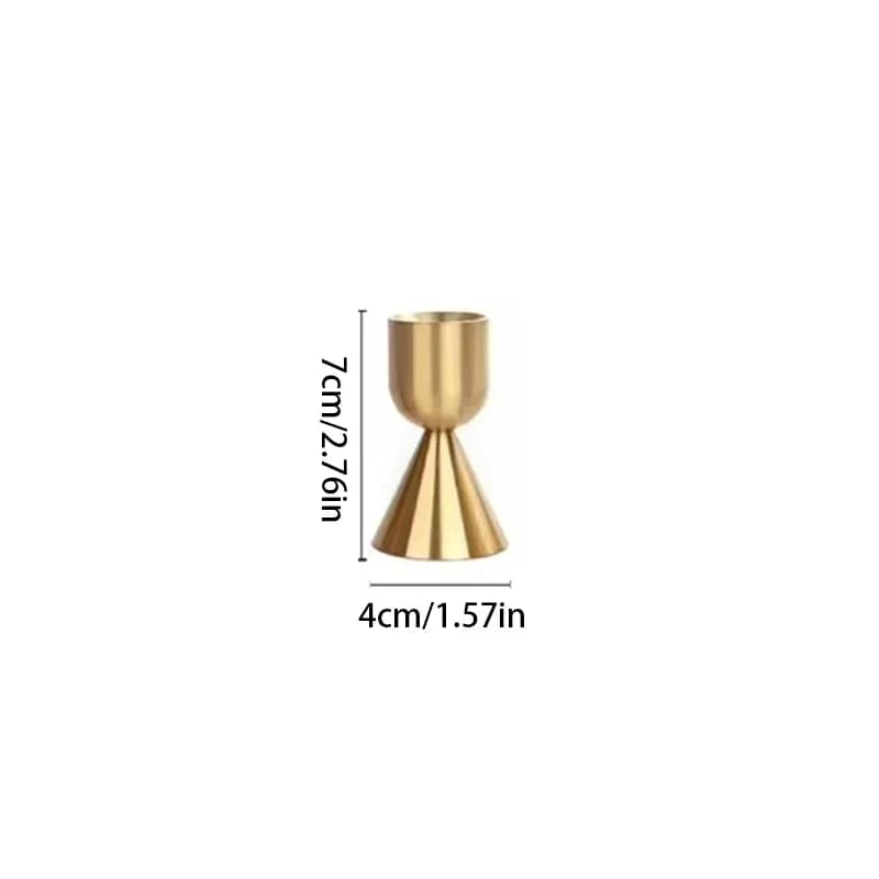Bougeoirs de luxe en métal de couleur dorée, chandelier pour Table de mariage, support de bougies po