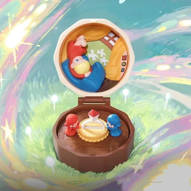 POP MART – boîte à bagues romantique série 4, ensembles de scènes, boîte aveugle, jouets Kawaii Anim