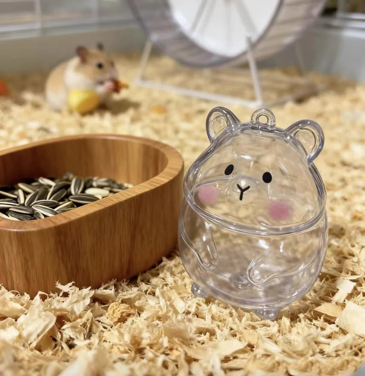 Porte-clés Hamster en poils d'animaux, porte-clés commémoratif pour Couple, voiture, bijoux, Collect