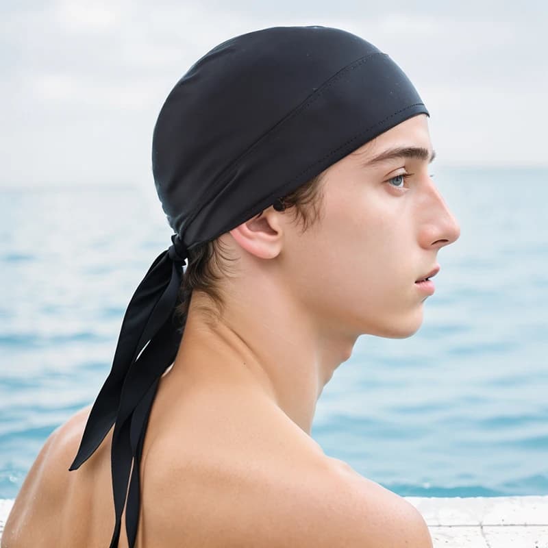 Bonnet de bain unisexe, grande taille, en tissu respirant, confortable, accessoires pour hommes et f