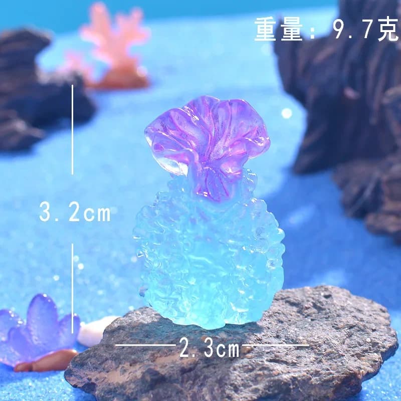 Ornements de micro paysage marin Shoous, huîtres plonger oyantes, décor d'aquarium de poisson précie