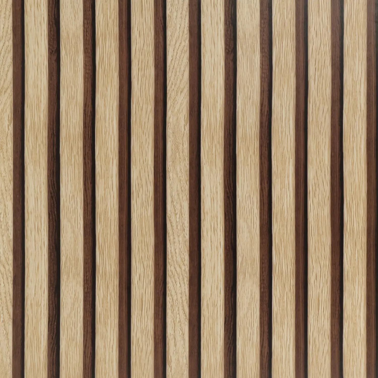 Papier peint à lattes de bois, vinyle auto-adhésif imperméable, grille en Faux bois, papier de Conta