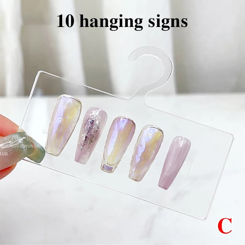 Présentoir à ongles en acrylique, modèle de marijuana, stockage 191 de bureau, outils de suspension,