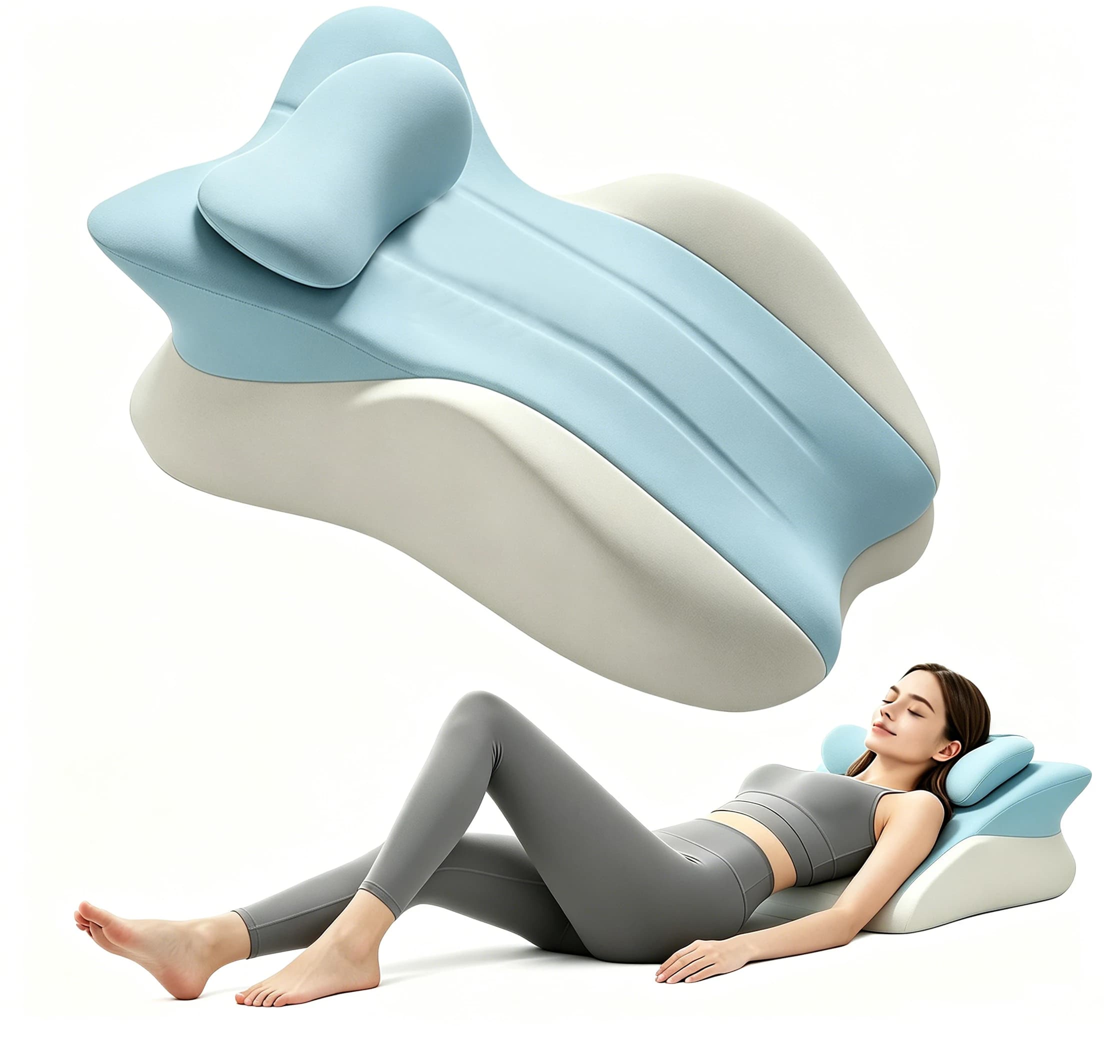 Support de nuque respirant pour un sommeil confortable, idéal pour les dormeurs sur le côté et sur l