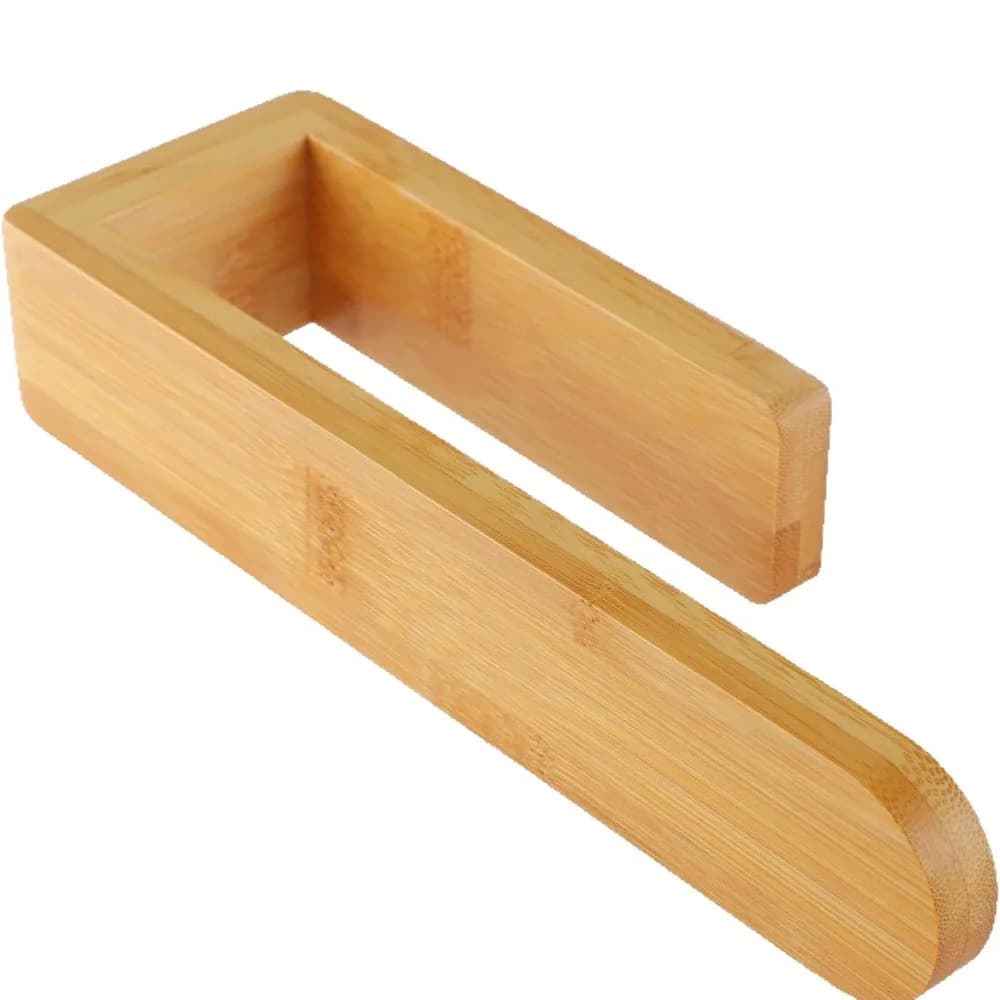Étagère murale en bambou durable avec adhésif, porte-serviettes, rangement pour toilettes, organisat