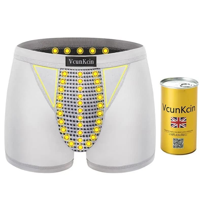 Boxers magnétiques pour hommes, sous-vêtements confortables, doux et respirants, idéal pour une util