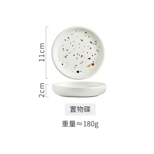 Ensemble de décoration de salle de bain européenne, céramique Terrazzo, bouteille d'émulsion, tasse