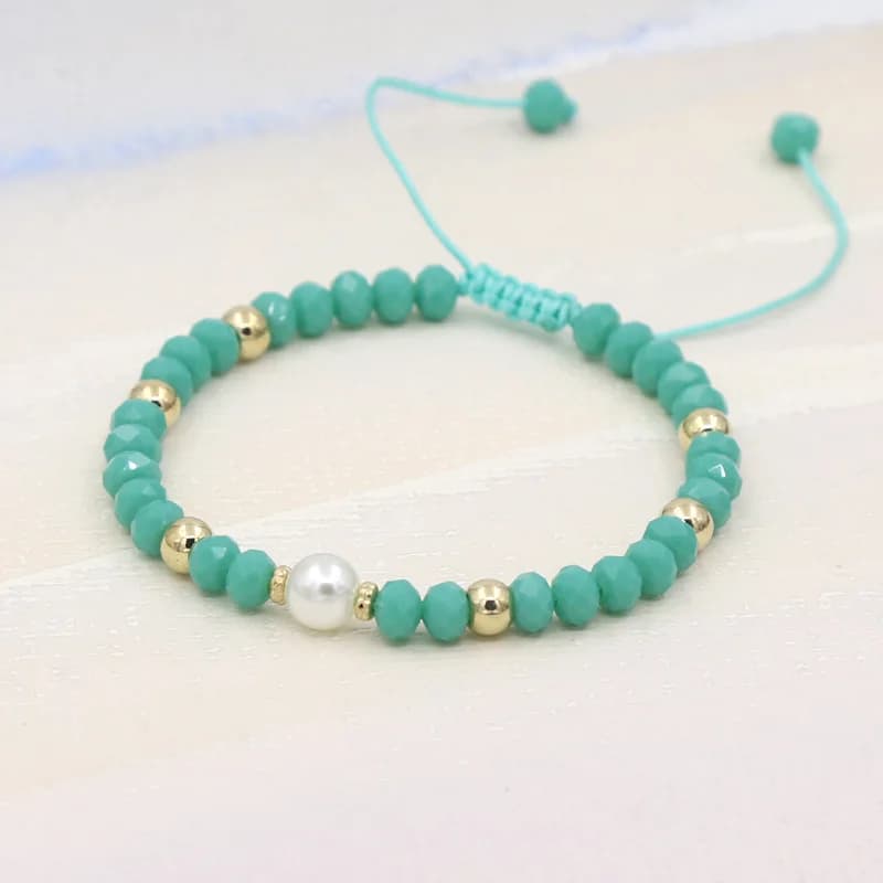 Bracelets pour femmes, bijoux en cristal perlé, style bohème, multicolores, faits à la main, réglabl