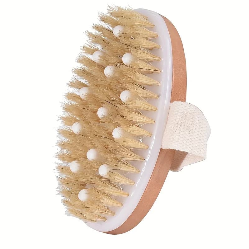 Brosse sèche pour le corps, brosse de douche dure, exfoliante, outil de bain pour hommes et femmes, 