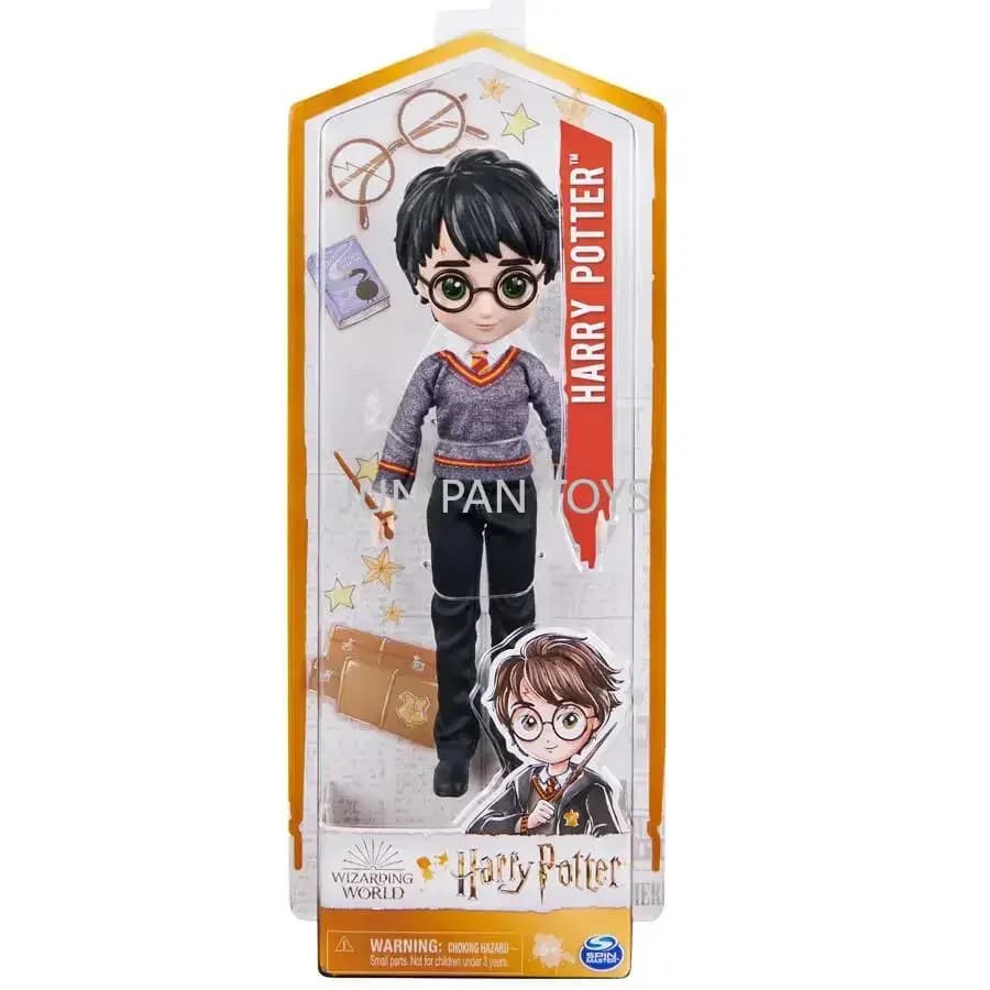 Ensemble cadeau de poupées Harry Potter du monde magique, 8 pouces, baguette magique, Luna, Hermione