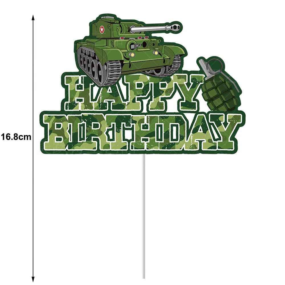 Décorations de fête de l'armée, ballon de Camouflage militaire, ballon de chasse en aluminium pour g