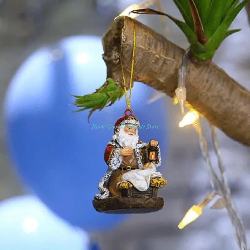 E74E ornements peints, boules suspendues, ornements noël, décoration d'arbre noël