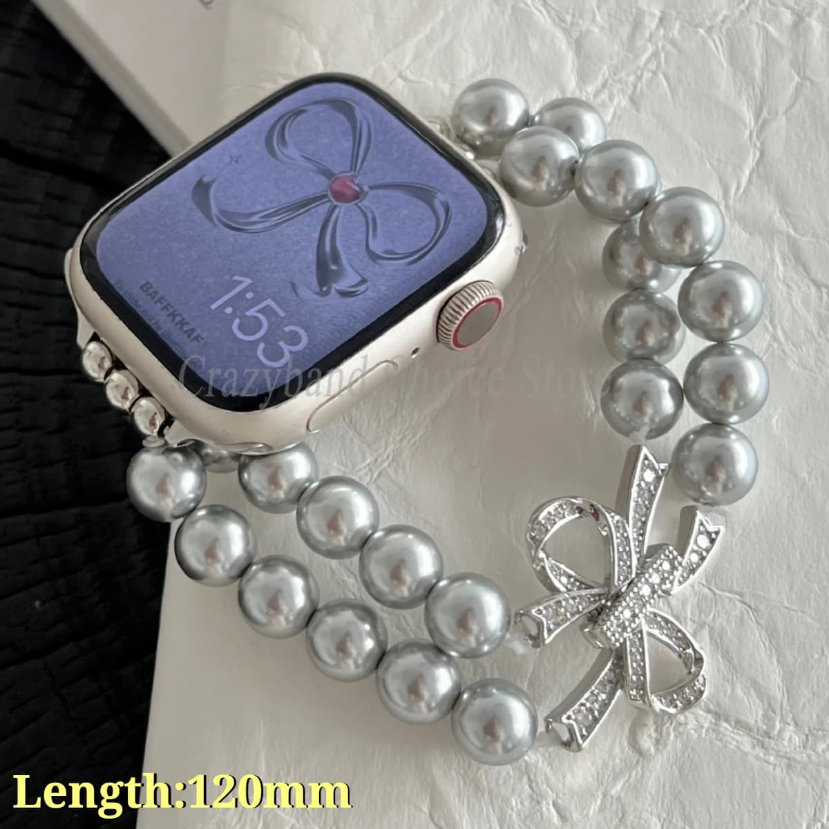 Bracelet en perles pour Apple Watch 11 10 9 8 7 6 5 4 SE Ultra, bracelet pour IWatch 44/42mm 45mm 41