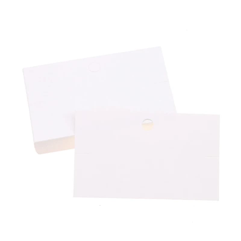 50 pièces porte-carton papier Kraft carte Bracelet carte d'affichage papier collier bandeau épingle