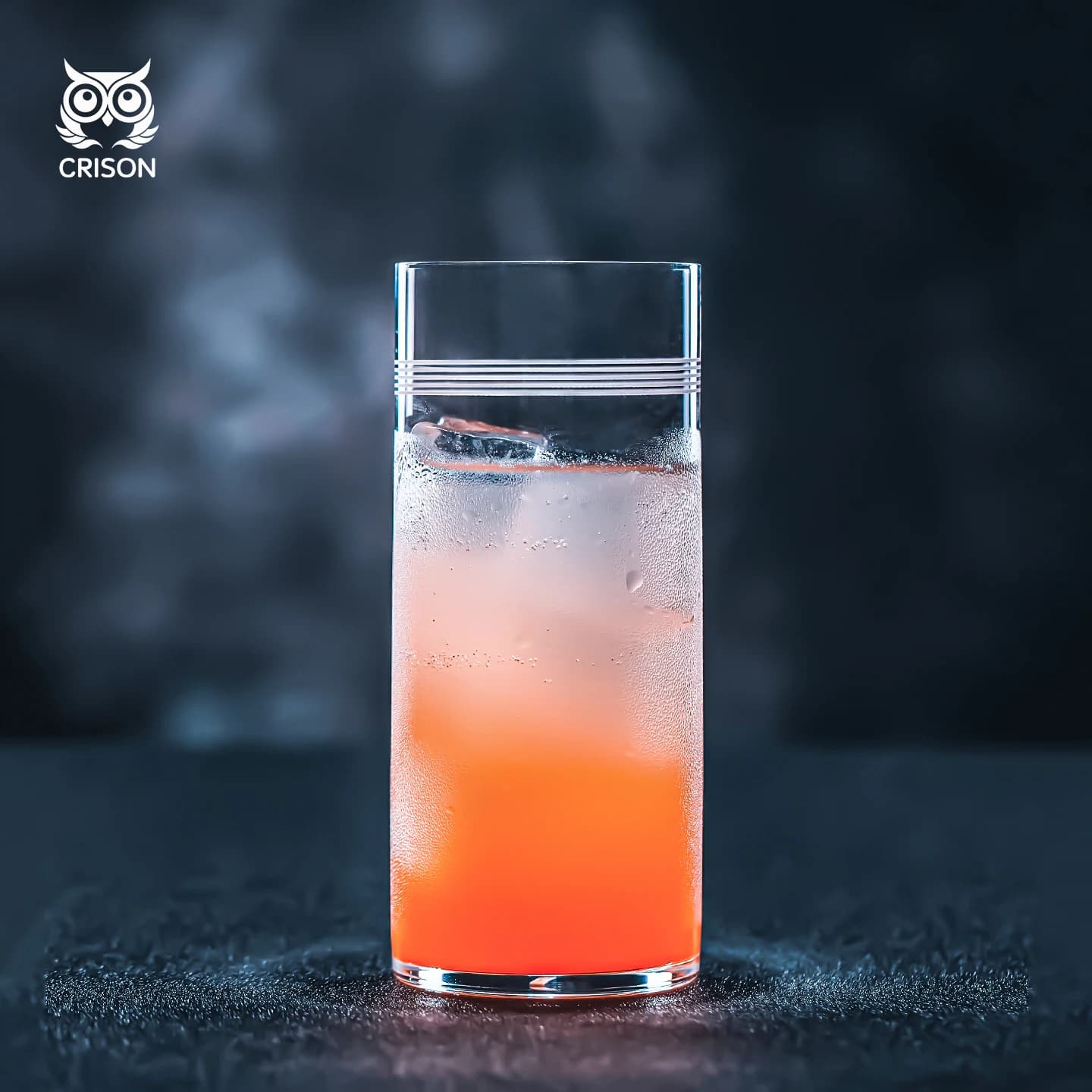 LD3201 CRISON verres à boule haute en cristal Extra léger, ustensiles de bar, gobelet Collins pour l