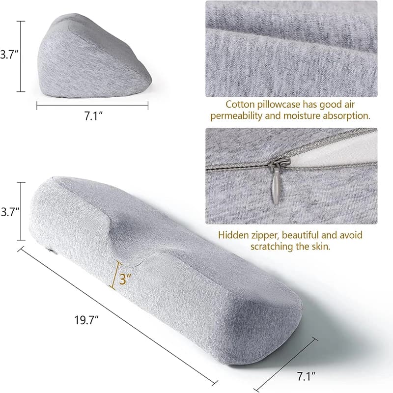 Oreiller cervical, oreiller de contour en mousse à mémoire de forme, oreillers de lit pour dormir la