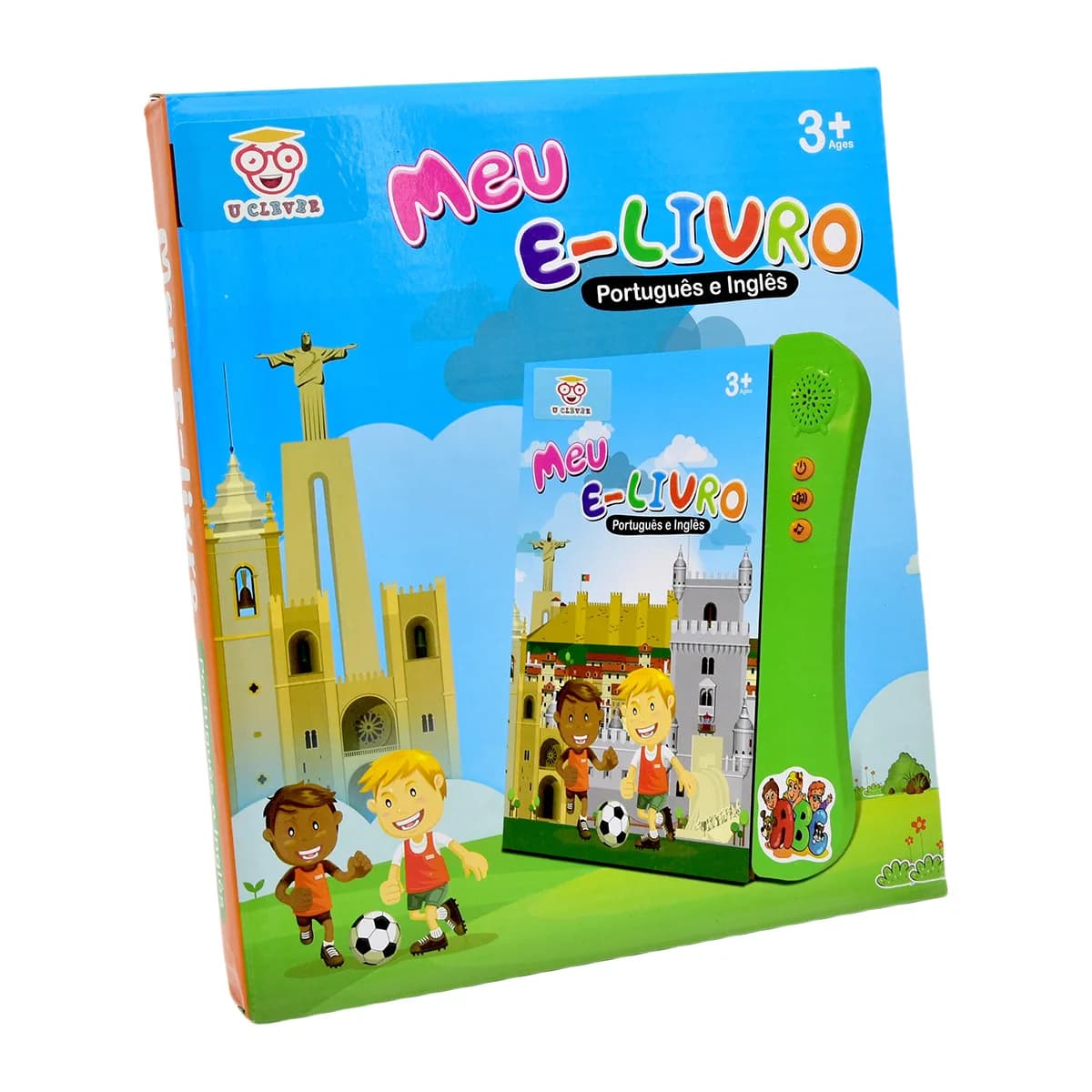 Livre sonore portugais-anglais pour enfants bilingues, alphabet, chiffres, animaux, fruits, légumes,