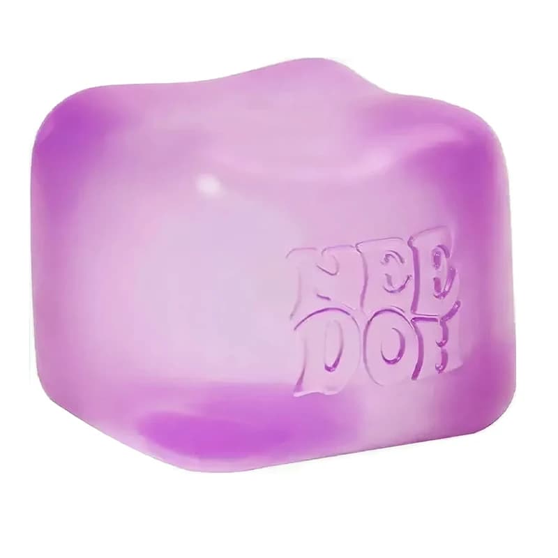 Needoh Nice Cube, jouet sensoriel anti-stress pour l'anxiété et la concentration, cube sensoriel de
