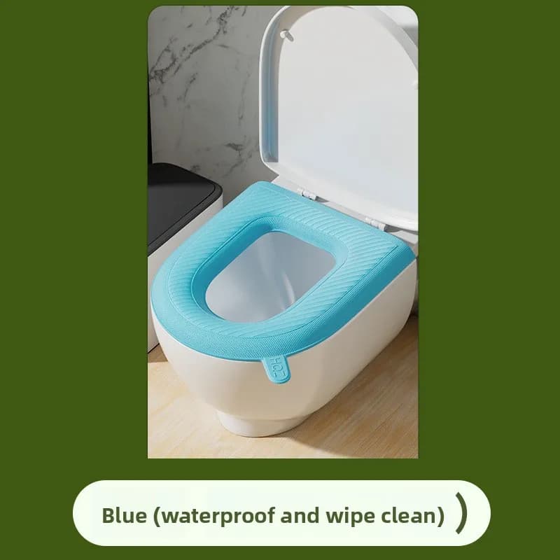 Coussin de siège de toilette imperméable à haute mousse EVA, tapis de toilette épais pour la maison,