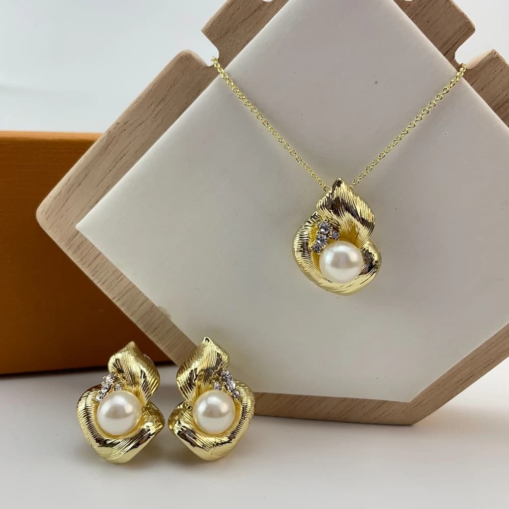 Bijoux classiques à la mode pour femmes, boucles d'oreilles, ensembles romantiques pour mariage, fêt
