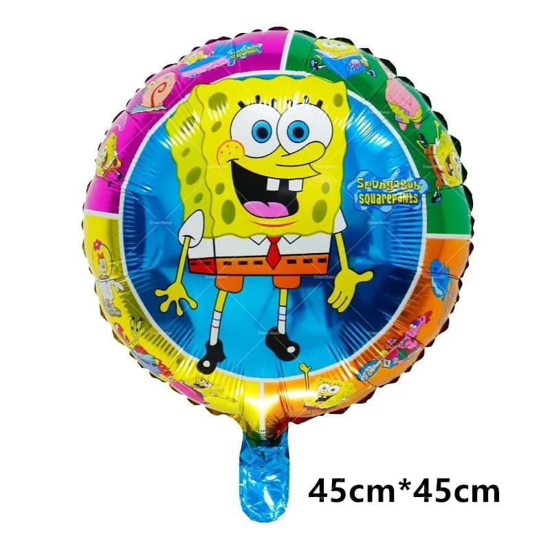 Bob l'éponge SquarePants ballons décoration de gâteau Safari sauvage un ballon joyeux anniversaire b