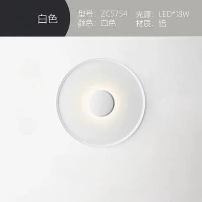 Art lune applique haut Macaron cercle lampe minimaliste LED plafonnier fond lampe de chevet chambre 
