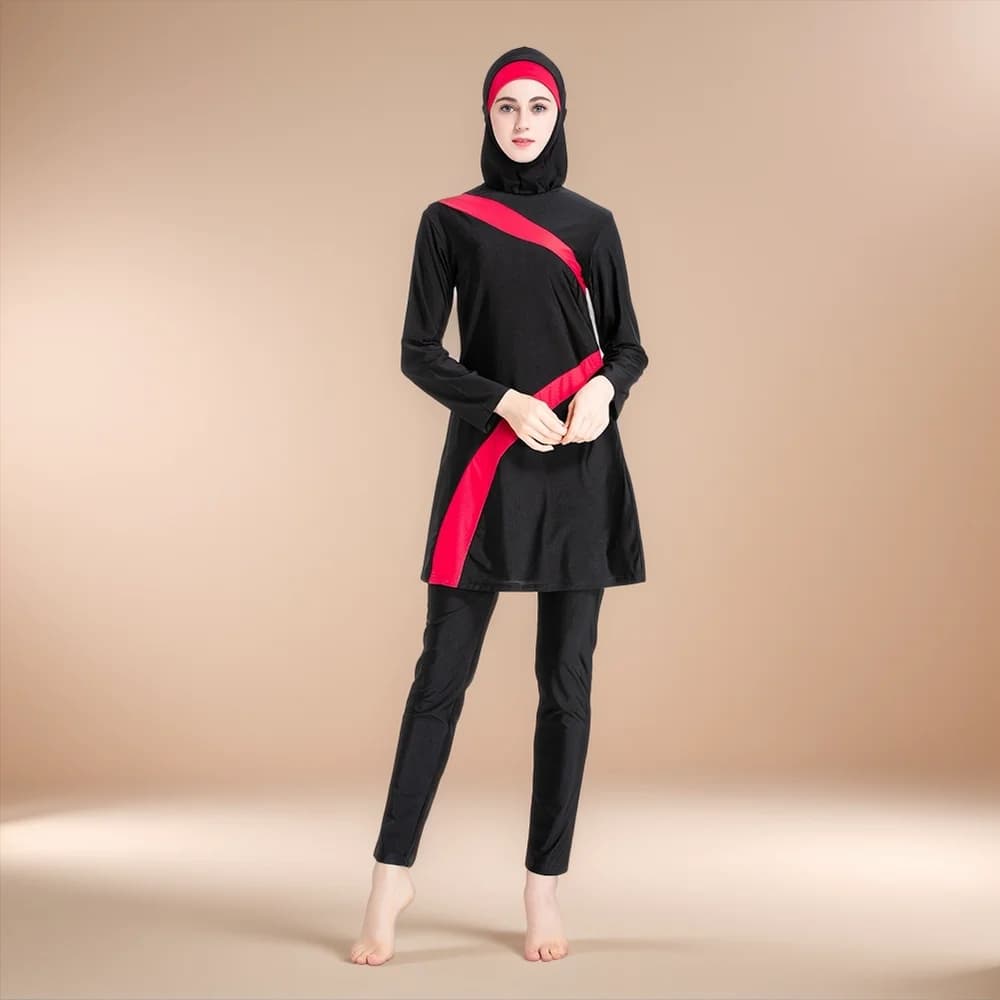 Maillot de bain musulman conservateur pour femmes, style Hui, modeste, couvrant entièrement le corps