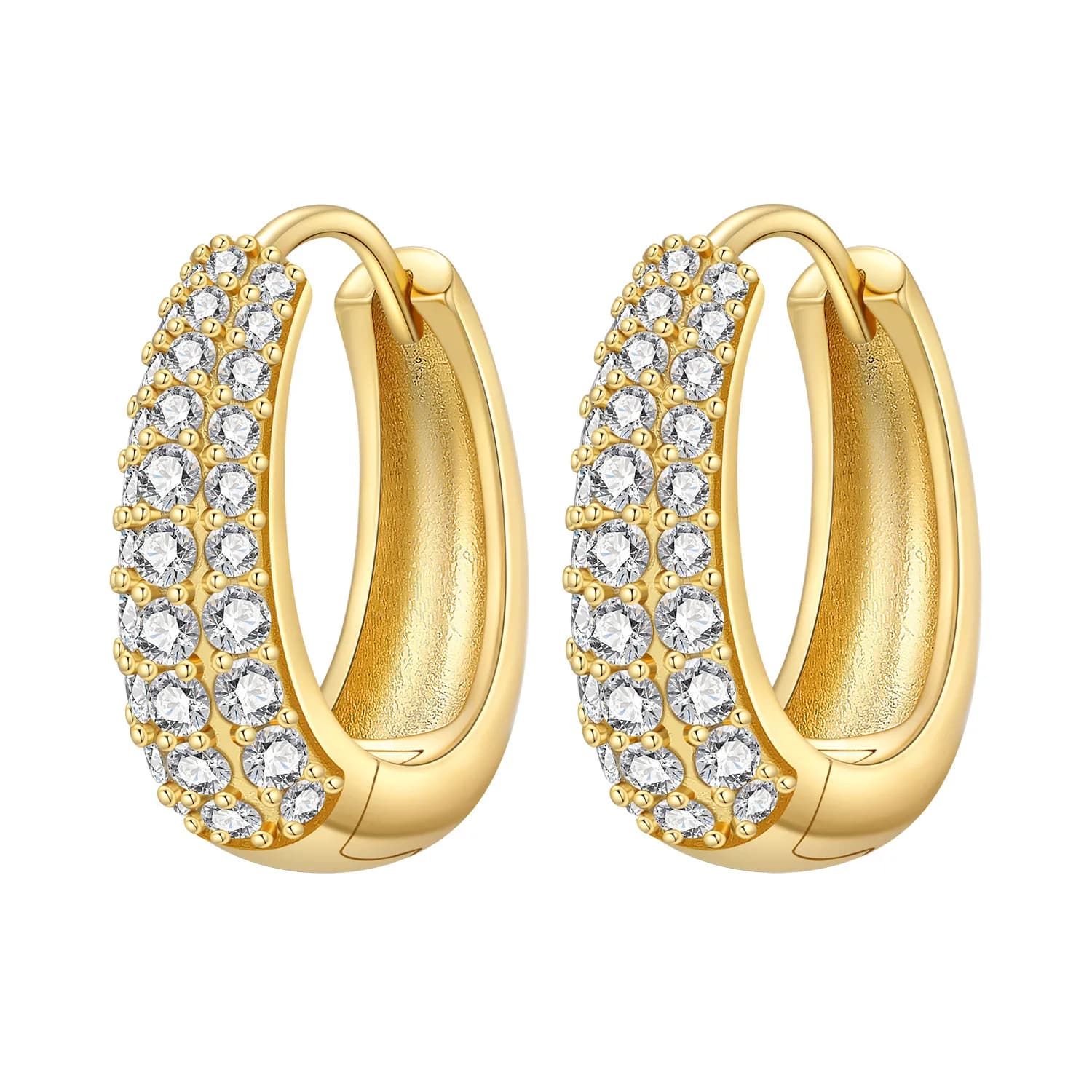 PANPOKI – boucles d'oreilles en argent Sterling S925, dorées, minimalistes, bijoux pour femmes, cade