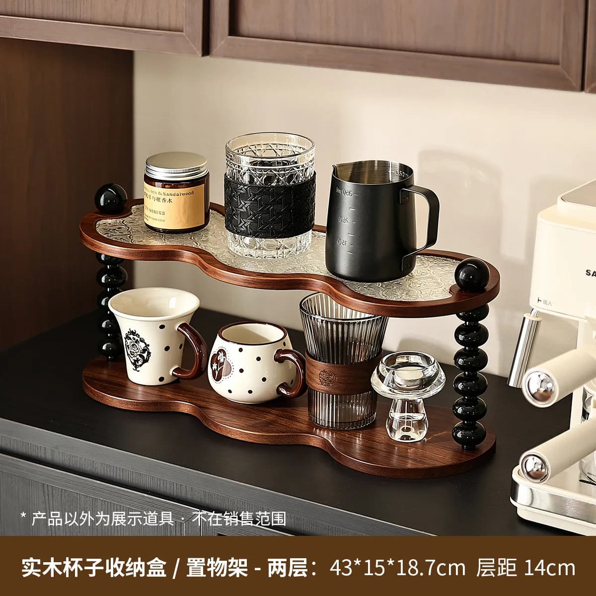 Étagère de rangement de cuisine, présentoirs pour parfums, bibelots, bonbons, épices, verres, organi