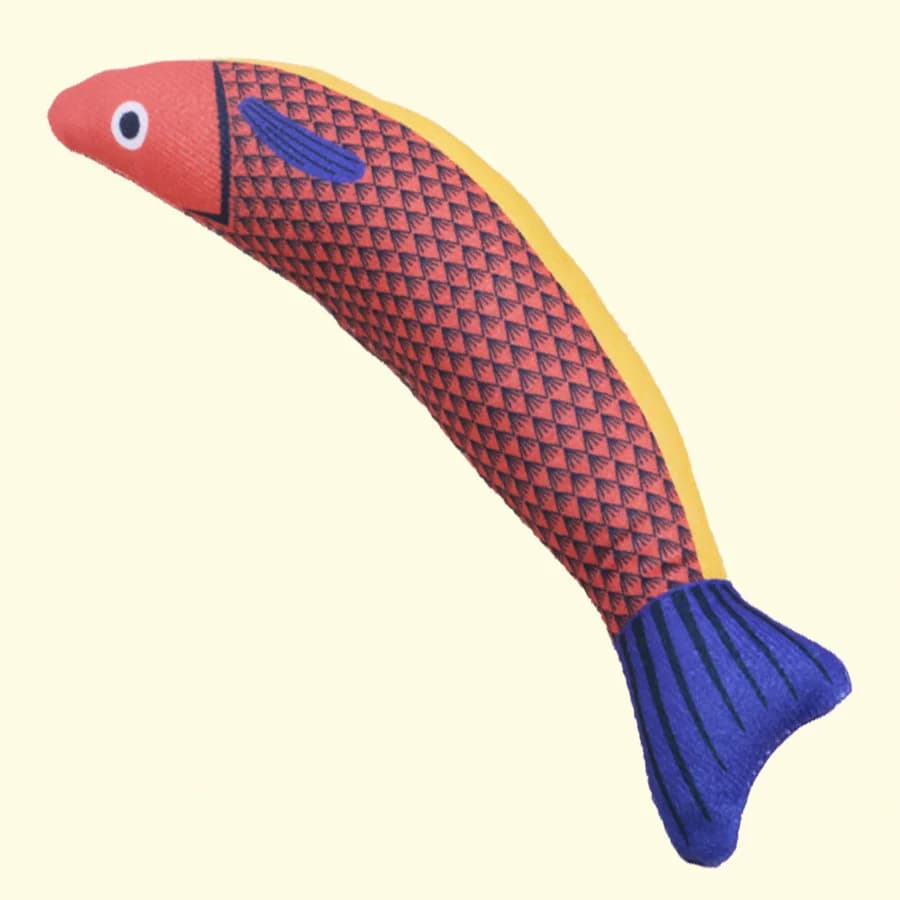 Jouets pour chats : Poisson simulé, poisson vocal, poisson saury, poisson menthe, avec herbe à chat,