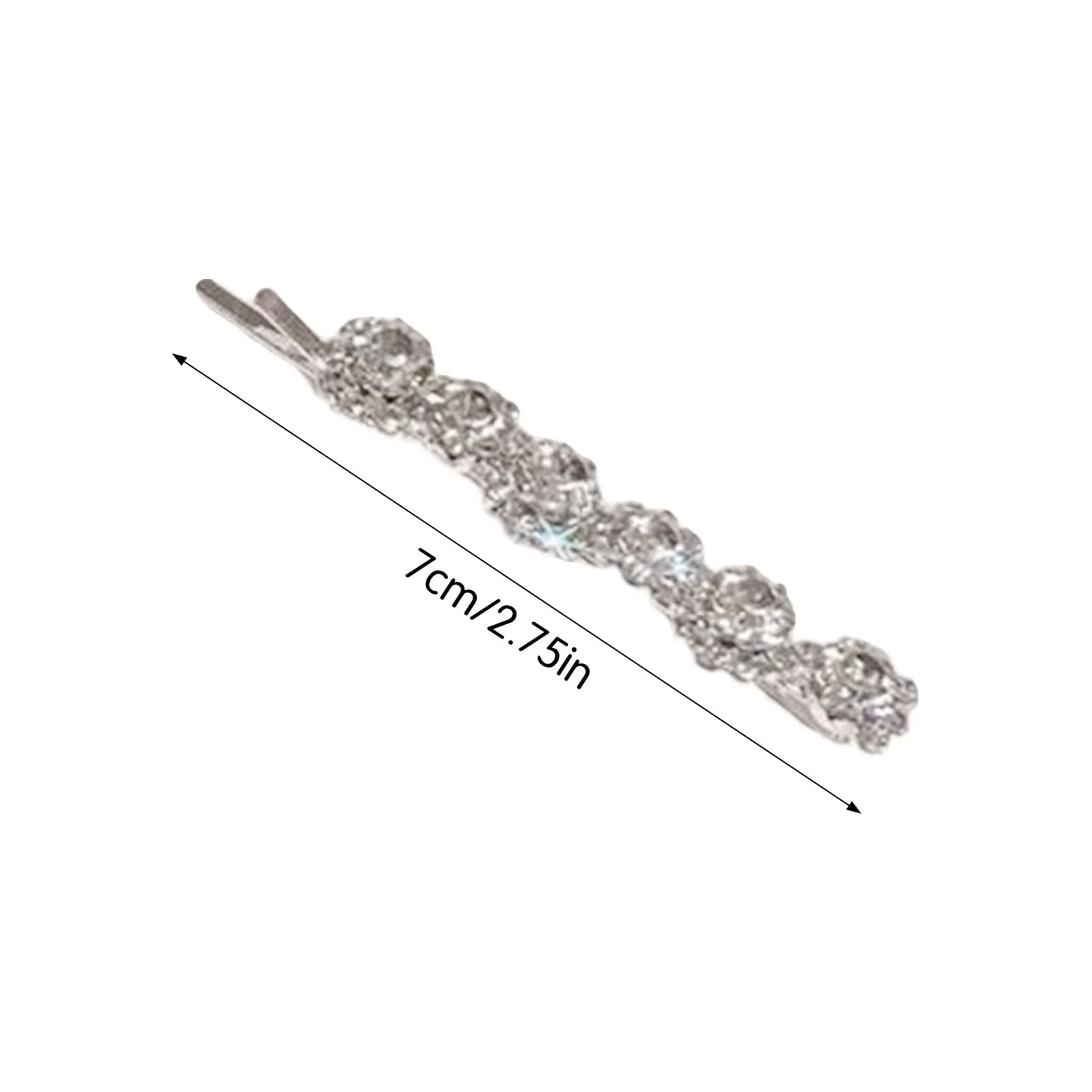 Barrettes en strass brillants, pinces à cheveux de luxe à la mode pour femmes, épingles à cheveux co